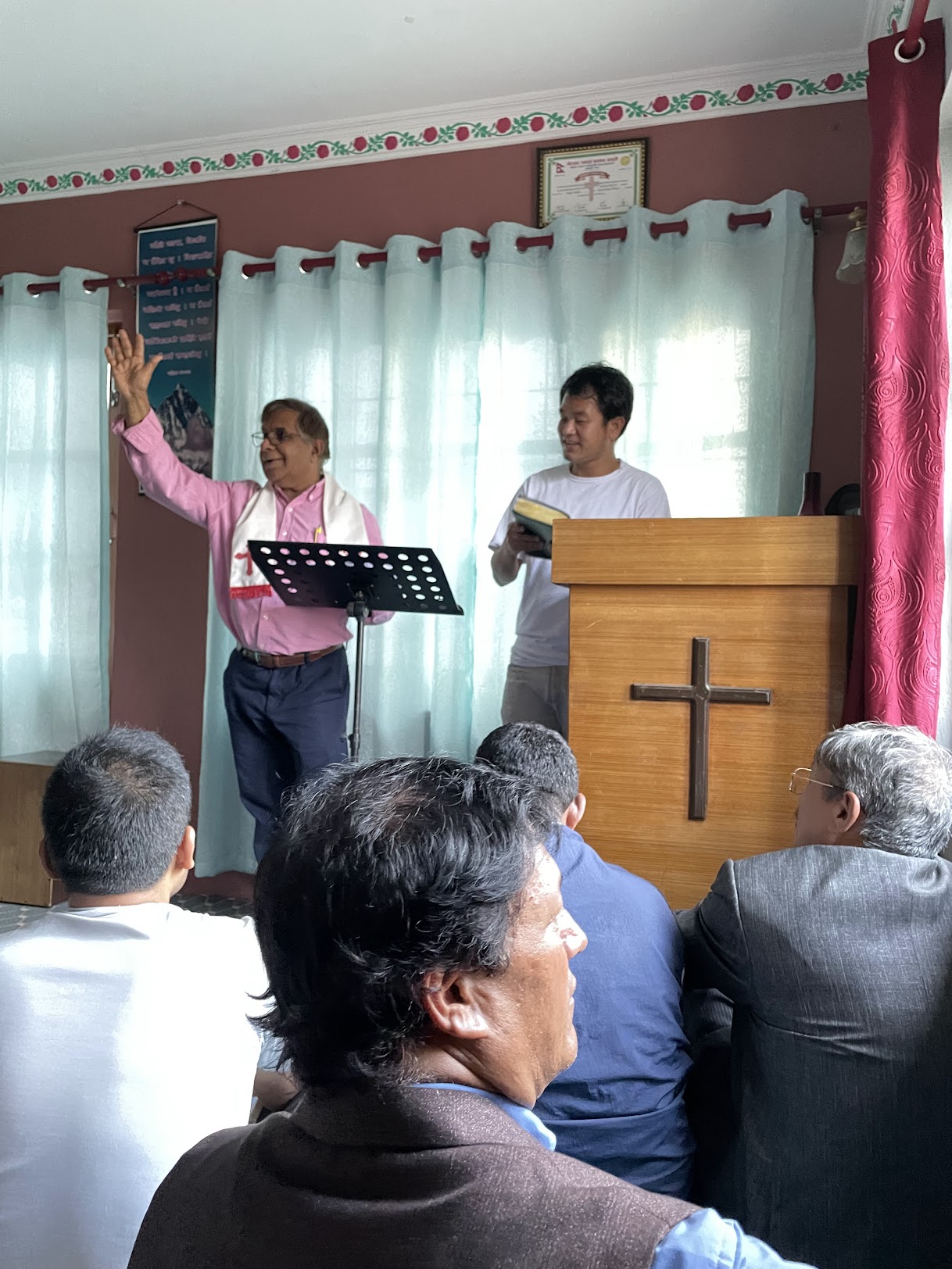 Bethel Speaking in Nepali meeting Bethel Speaking in Nepali meeting